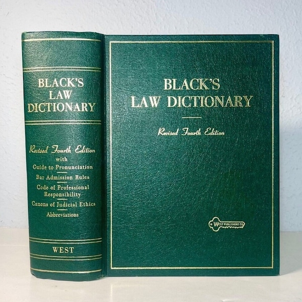 Black’s Law Dictionary, Revised Fourth Edition. ( Digital Copy only )