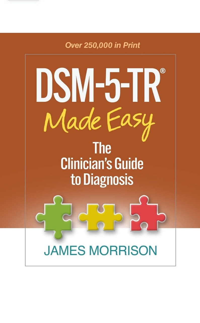 DSM-5-TR Made Easy. The Clinician's Guide to Diagnosis. Digital Copy only image 1