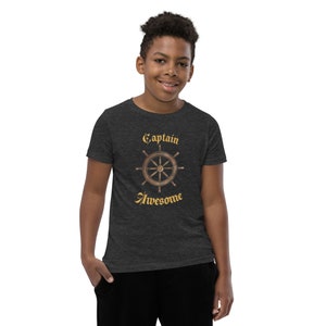 Captain Awesome Kids t shirt