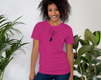 Making Magic Happen Unisex Tee Shirt / Witchy Magickal T / Crow Raven Wand shirt