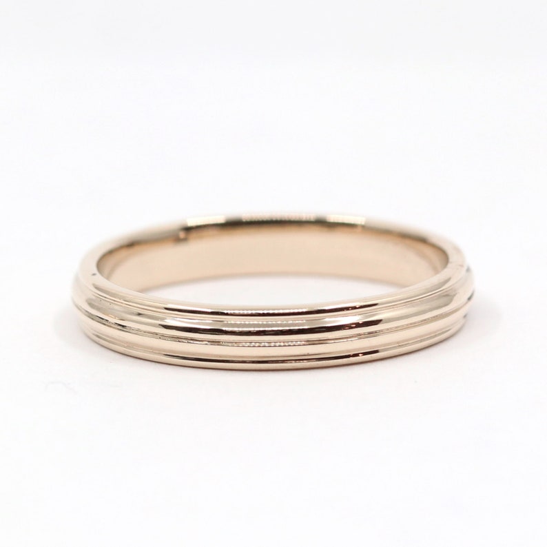 3mm Wedding Band14k Solid Gold Wedding Ring14k White Gold Couple RingRose Gold Men/'s,Women/'s Plain Wedding BandMatching BandUnisex Ring