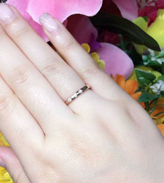 Plain diamond band clearance