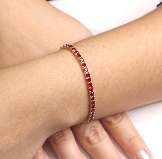 Genuine clearance ruby bracelet