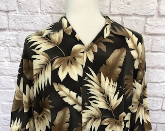 Vintage Pierre Cardin Rayon Hawaiian Shirt