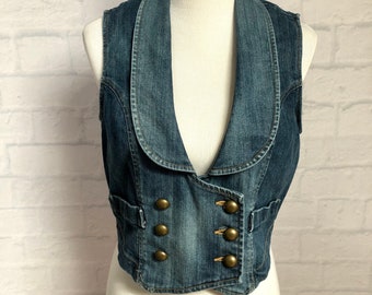 ladies denim vest sale
