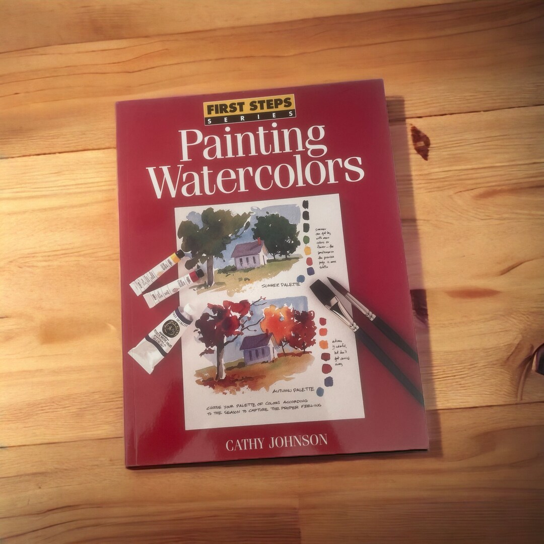First Step Series Painting Watercolors Book Watercolor Etsy