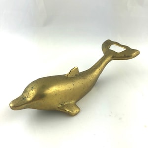 Vintage Penco Brass Dolphin Bottle Opener