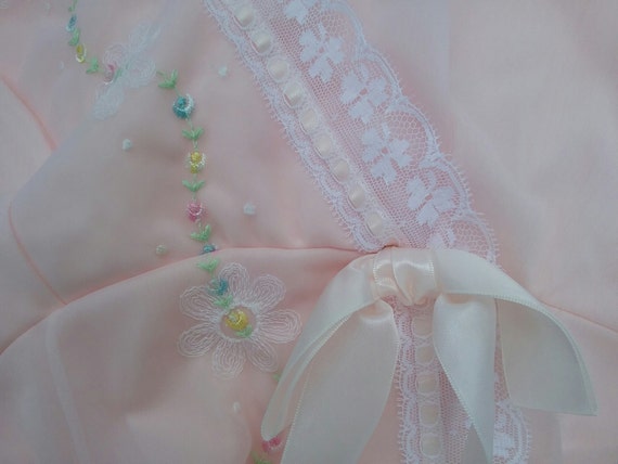 Vintage Pink Negligee, Boudoir Lingerie, Honeymoo… - image 2