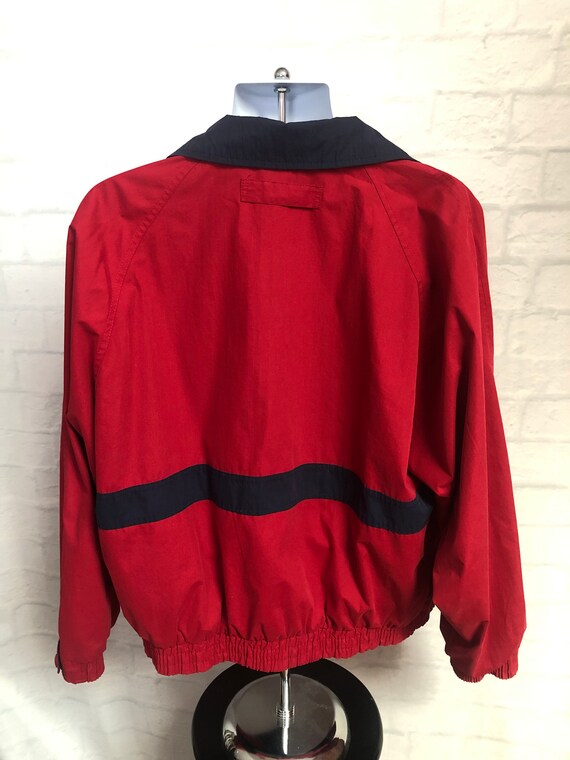 Vintage Mens Red Windbreaker Jacket, Lightweight … - image 5