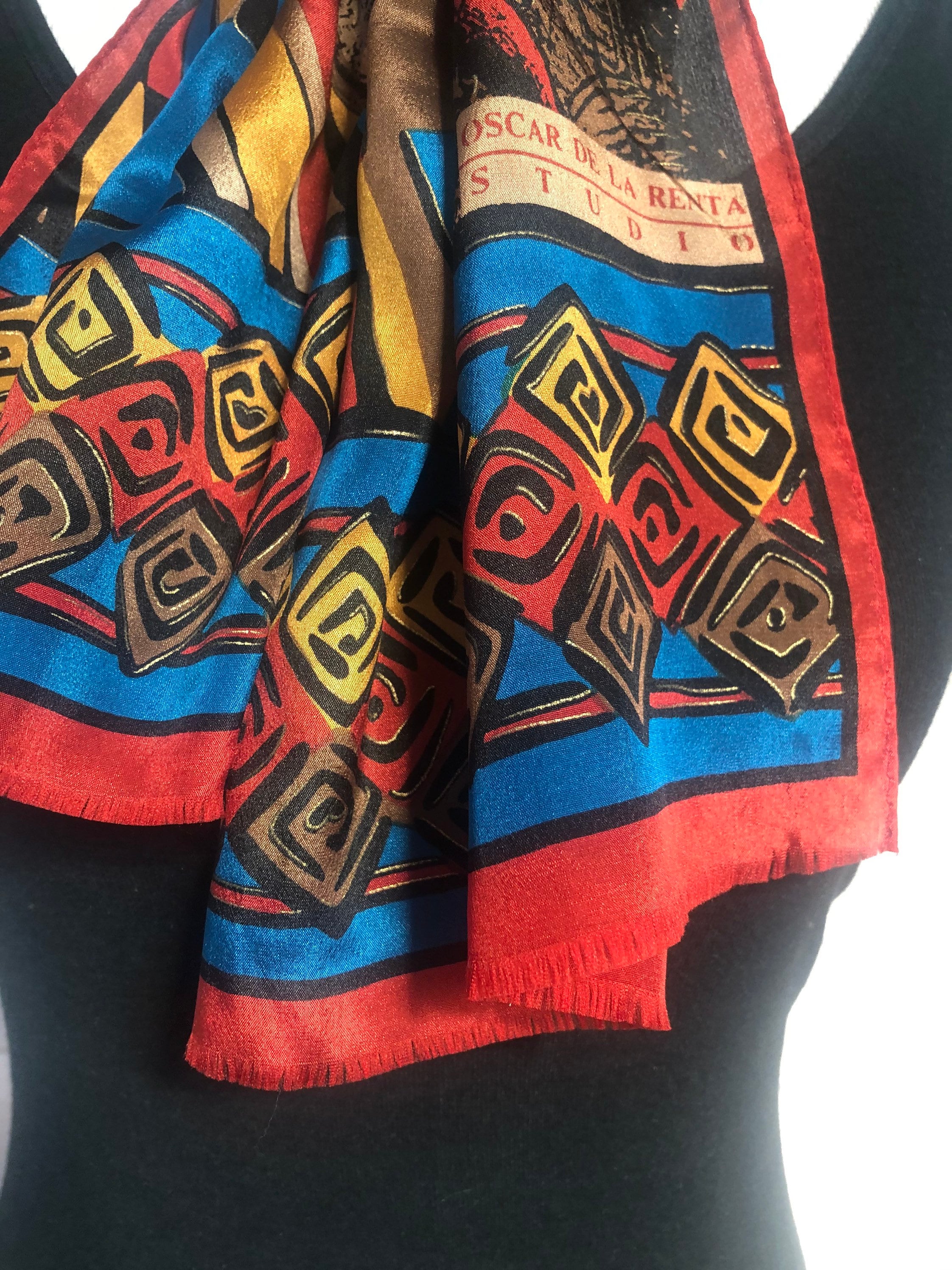 Oscar de la outlet renta studio scarf