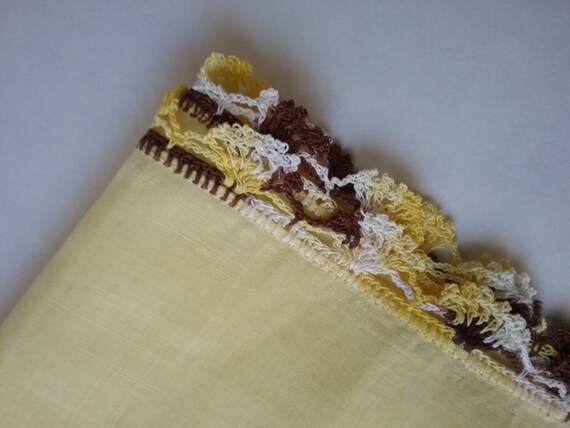 Vintage Embroidered Handkerchief, Flower Girl Han… - image 5