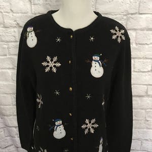 black party cardigan