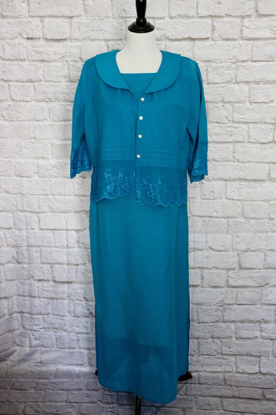 Vintage Floral Grey Sequence Maxi - MX02