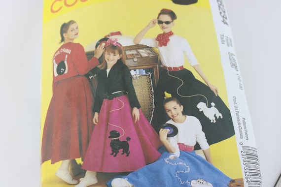 McCALL/'S PATTERN COSTUME 1950s JACKET SKIRT TOP SCARF IN SIZES 4--22 # M6234