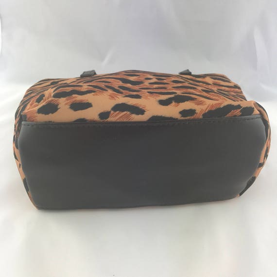 Vintage Leopard Print  Bag, Small Tote Bag, Small… - image 4