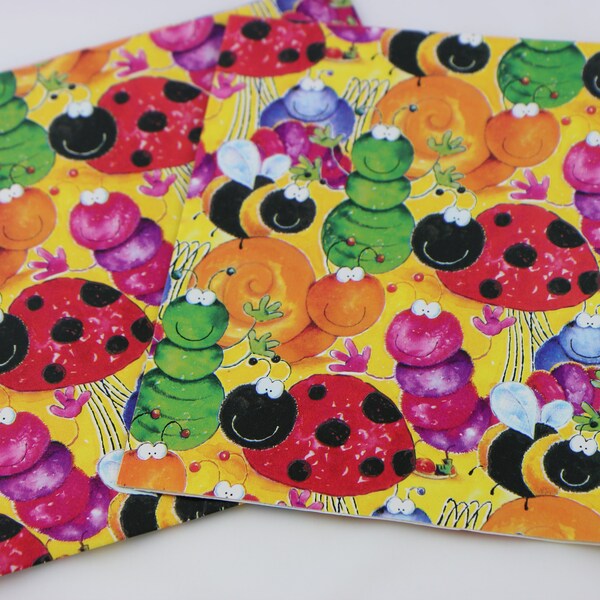 Vintage Unisex Childrens All Occasin Gift Wrap, Ladybug Wrapping Paper