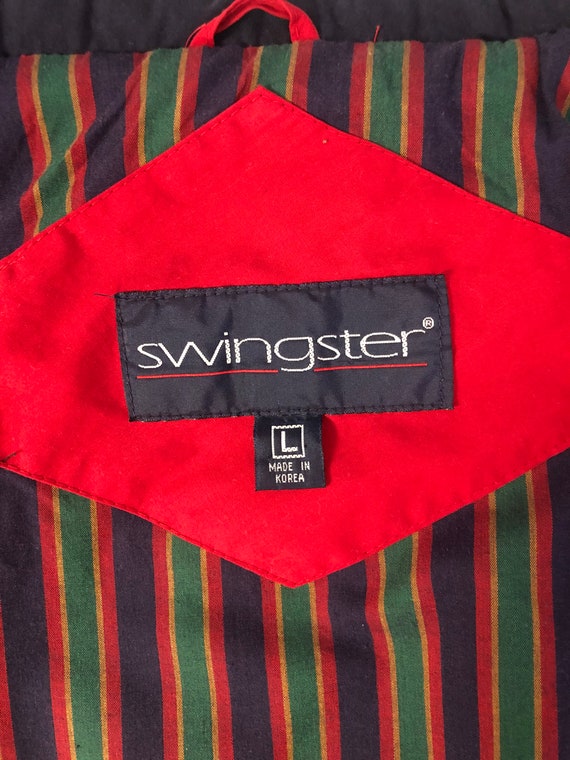 Vintage Mens Red Windbreaker Jacket, Lightweight … - image 8