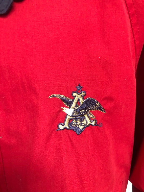 Vintage Mens Red Windbreaker Jacket, Lightweight … - image 7