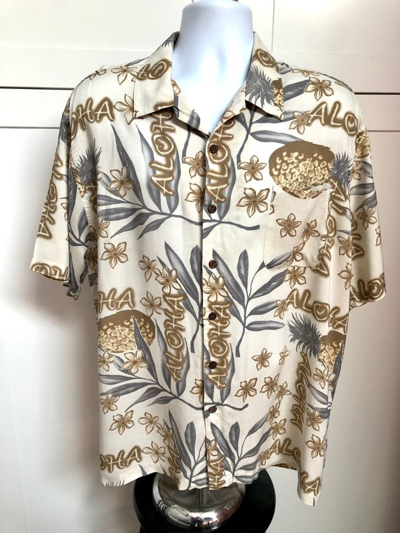 Vintage Ocean Pacific Mens Tropical Shirt