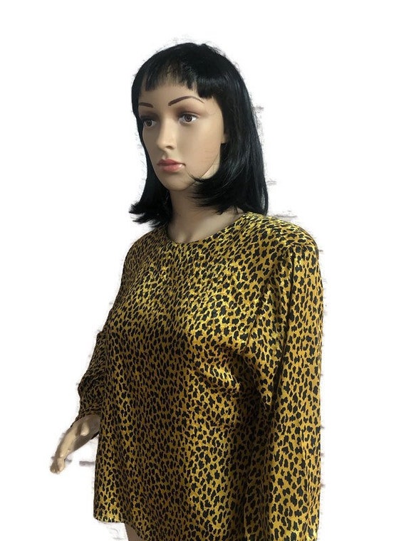 Vintage Sophisticates Womens Polyester Leopard Pr… - image 5
