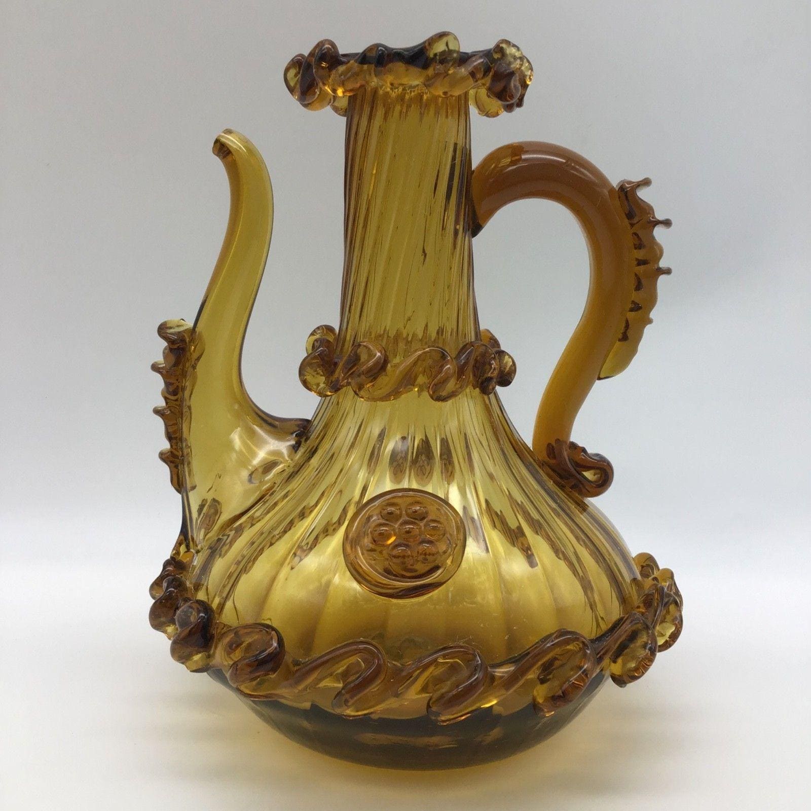 Gordiola社 雄牛 オブジェ 吹きガラス スペイン製 60s 70s Gordiola Glass - Etsy