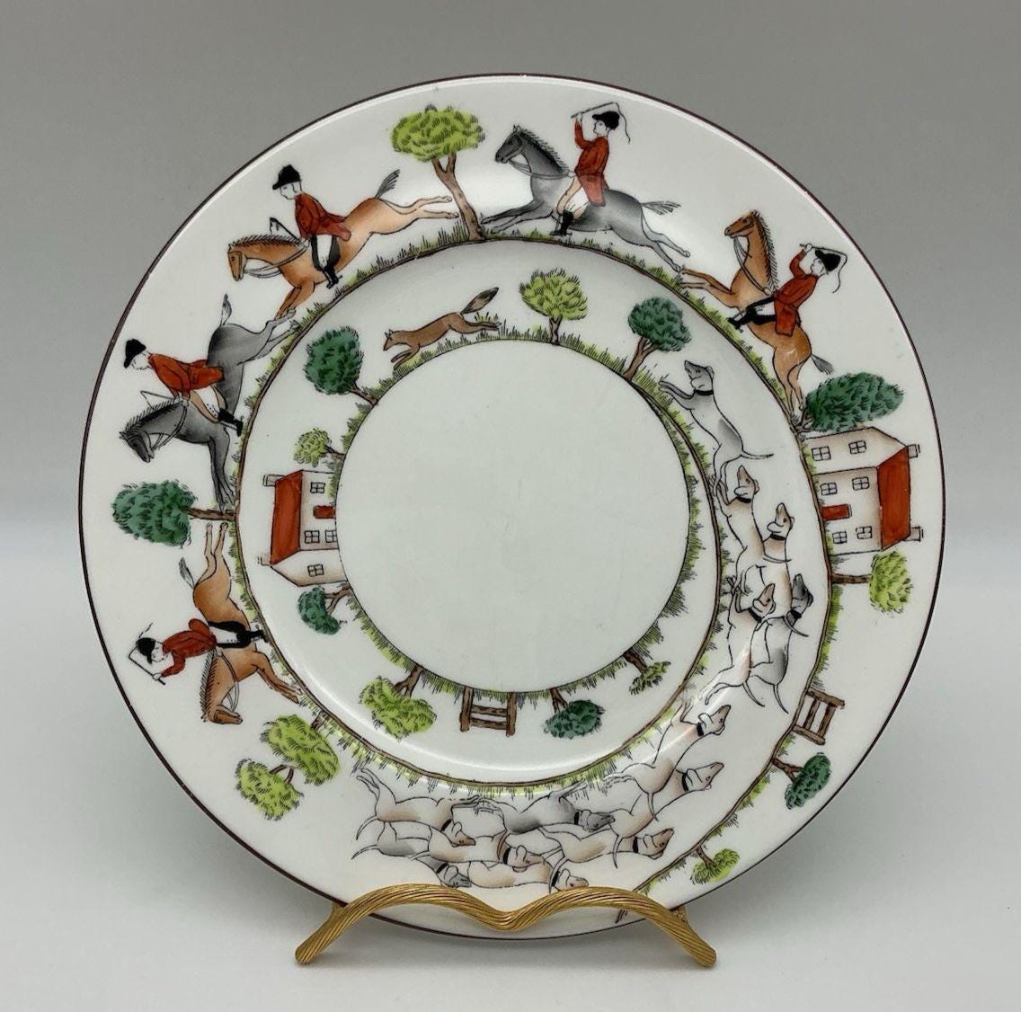 Staffordshire Hunting Scene - Etsy