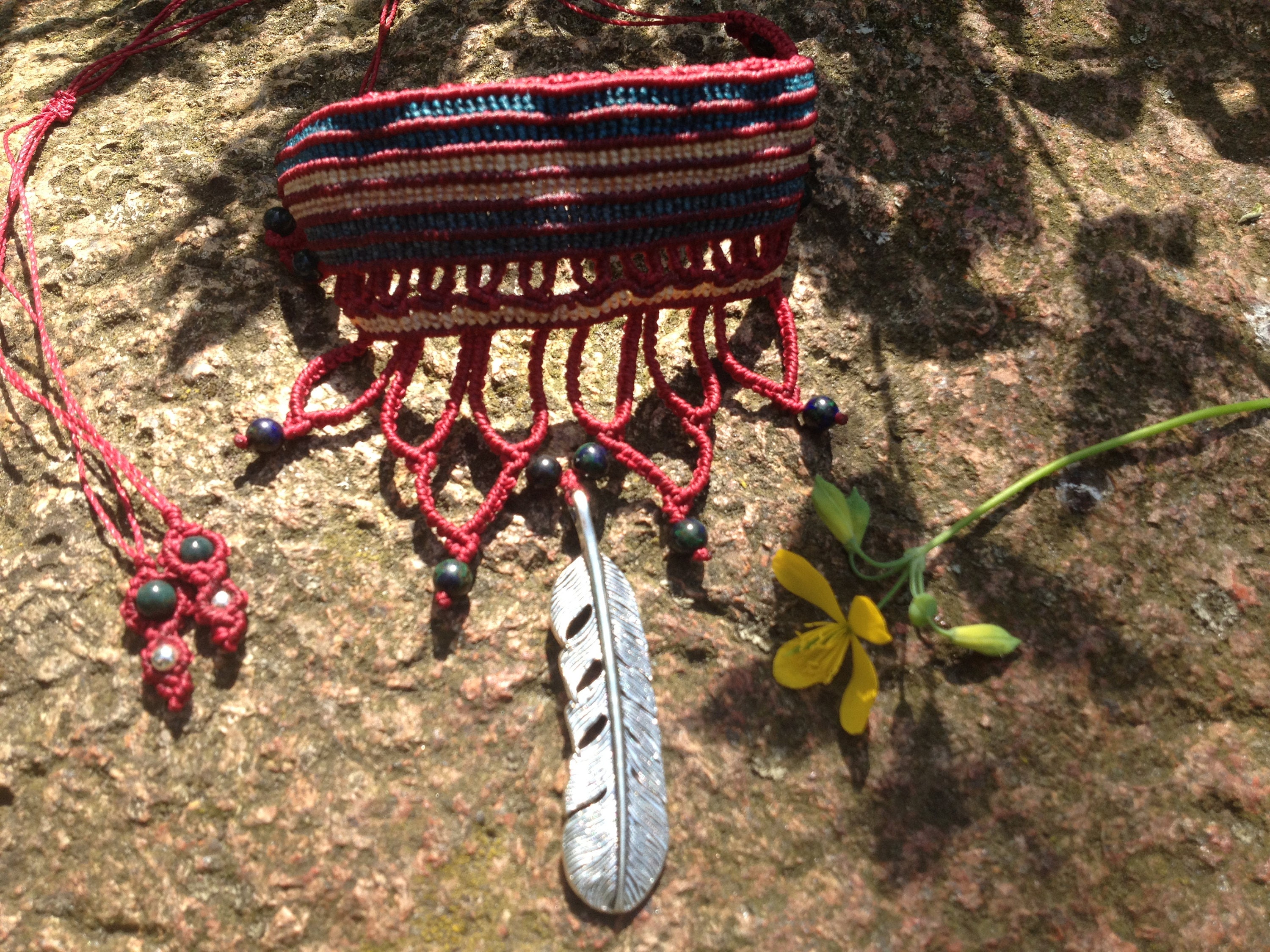 Pocahontas macrame set