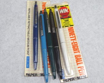Vintage Paper mate Ninety-Eight Double Heart Pen Lot of 5 each