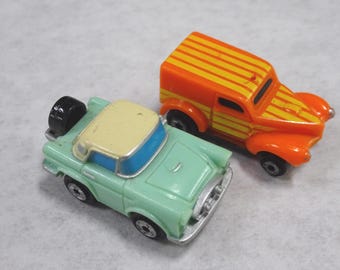 Vintage Lot of 2 Galoob Micro Machines micromachines W/ MINIS inside