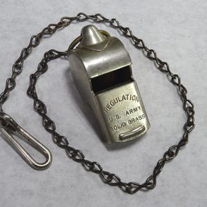 Army Regulation Whistle - Etsy