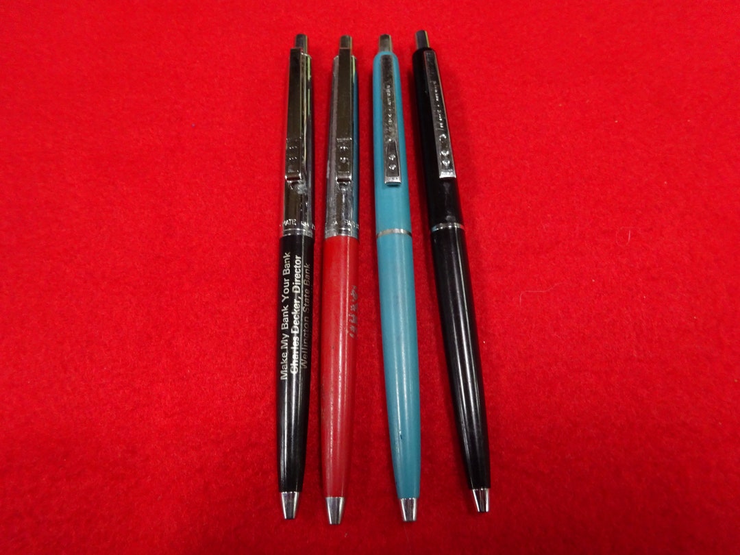 Four Vintage Papermate Paper Mate Double Heart Pens Lot of 4 Each Etsy