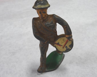 Vintage Barclay Manoil Lead Soldier Drummer - Made in USA