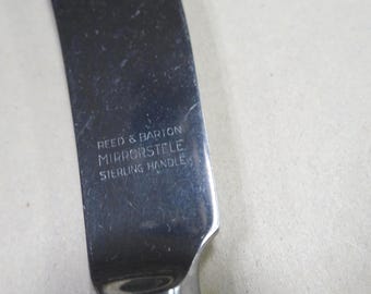 Vintage Reed and Barton 6-inch (Sterling Silver Handle Only) Butter Knife