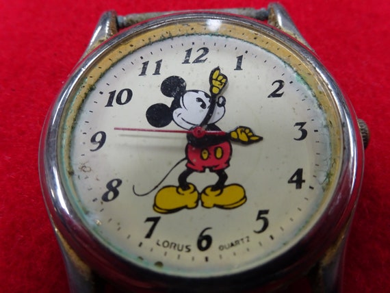 Two Disney Lorus Quartz Mickey Mouse Wristwatch P… - image 2