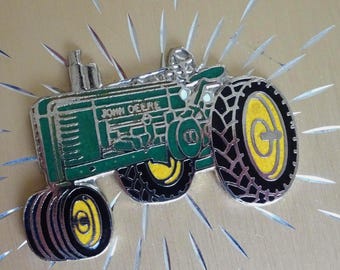 Vintage John Deere Tractor Belt Buckle   Made in USA