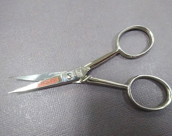 Vintage PFAFF Curved Sewing Thread Scissors Made in Germany