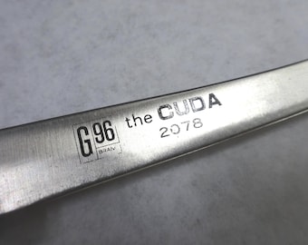 Vintage The Cuda #2078 G96 Filet Fish knife w/ Plastic Sheath
