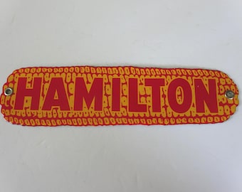 Vintage Porcelain Hamilton Seed/Feed Heavy Tag Ear of Corn Sign