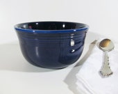 Fiesta Ware Cobalt Blue 6 quot Gusto Bowl, Homer Laughlin China Company, Made in USA