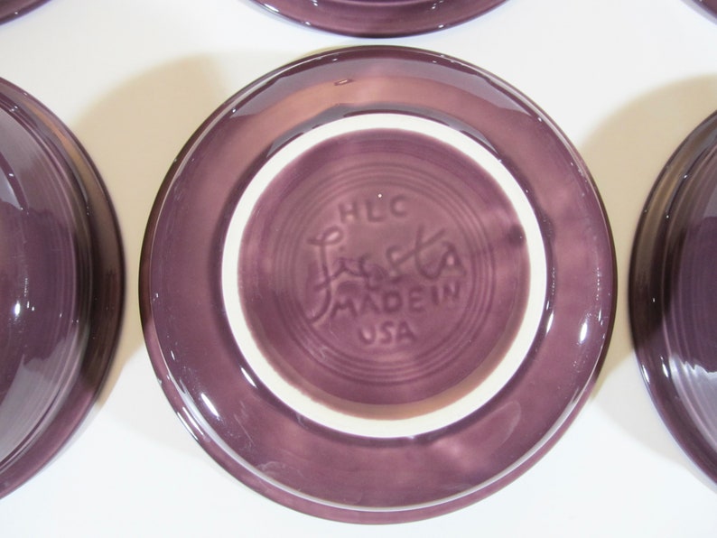 19 OZ MEDIUM CEREAL SOUP BOWL heather purple 6 7/8" FIESTA 1st 