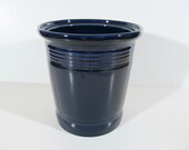 Fiesta Ware Cobalt Blue Small Canister Bottom (1 Quart), No Lid, Homer Laughlin China Company, Made in USA