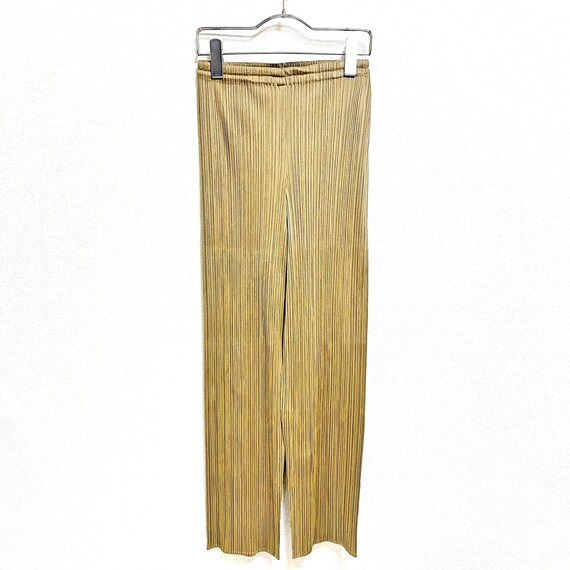 PLEATS PLEASE Issey Miyake vintage beige Pleated P