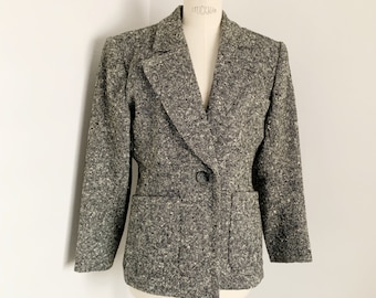 Yves Saint Laurent Rive gauche 80's vintage tweed jacket