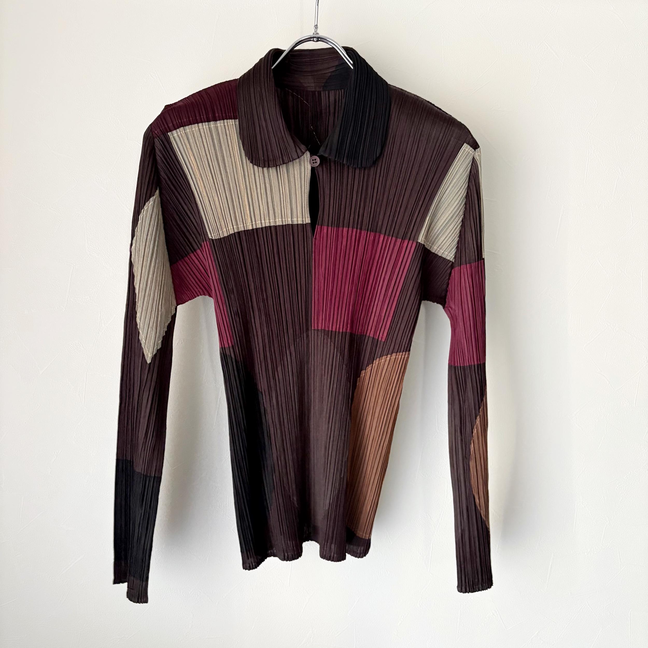 PLEATS PLEASE Issey Miyake Long Sleeve Top - Etsy Canada