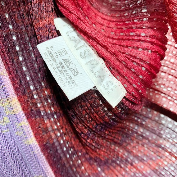 PLEATS PLEASE Issey Miyake Vintage Graphic Print Pleated
