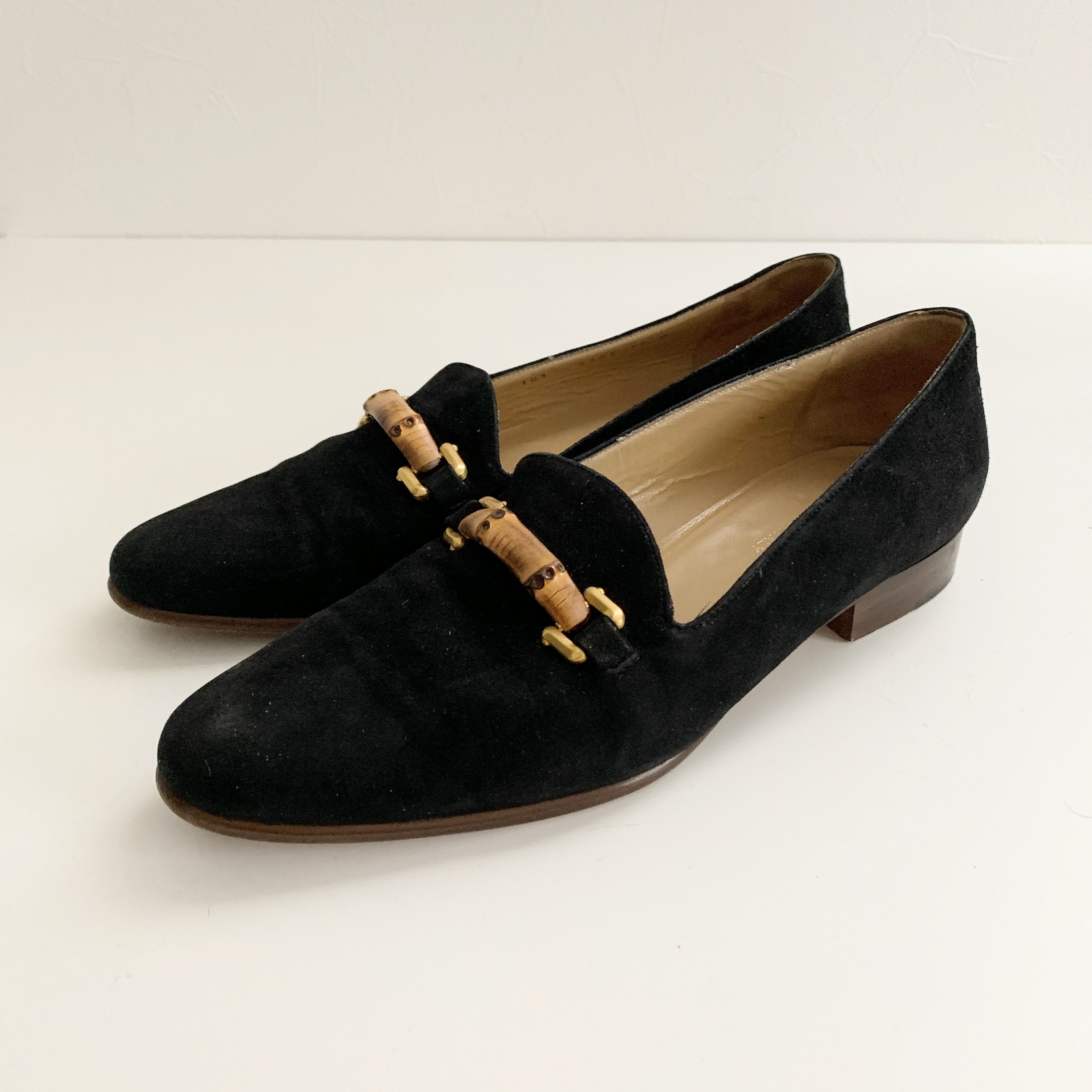 Gucci bamboo loafers on sale