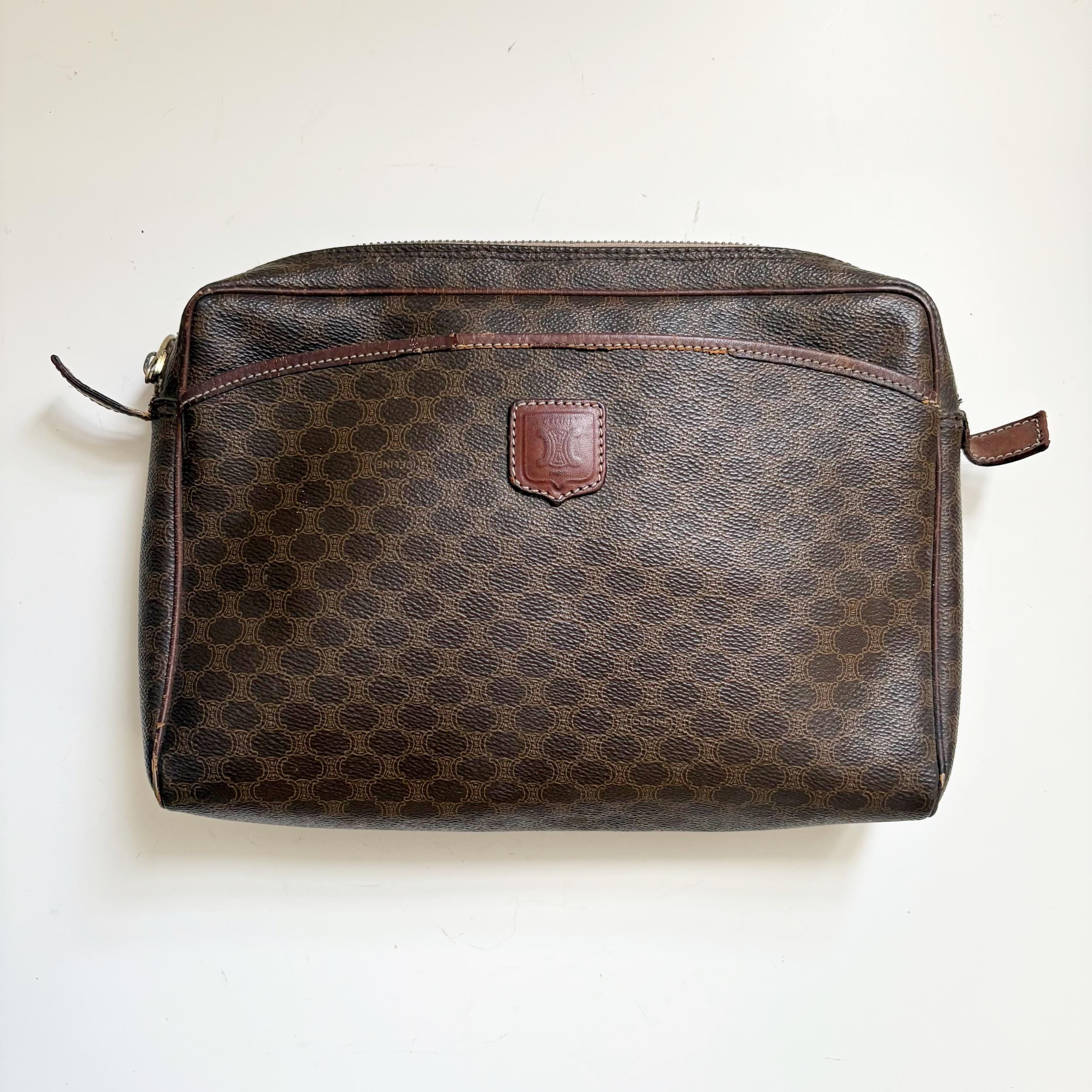 Vintage Celine Macadam Clutch - Etsy