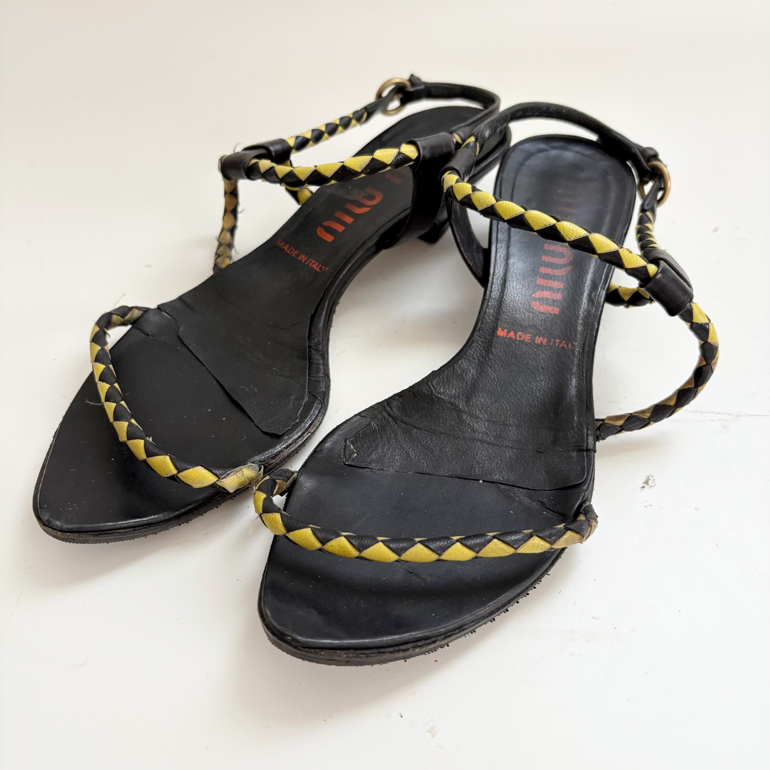 Miu miu archive vintage strap sandals - Etsy 日本