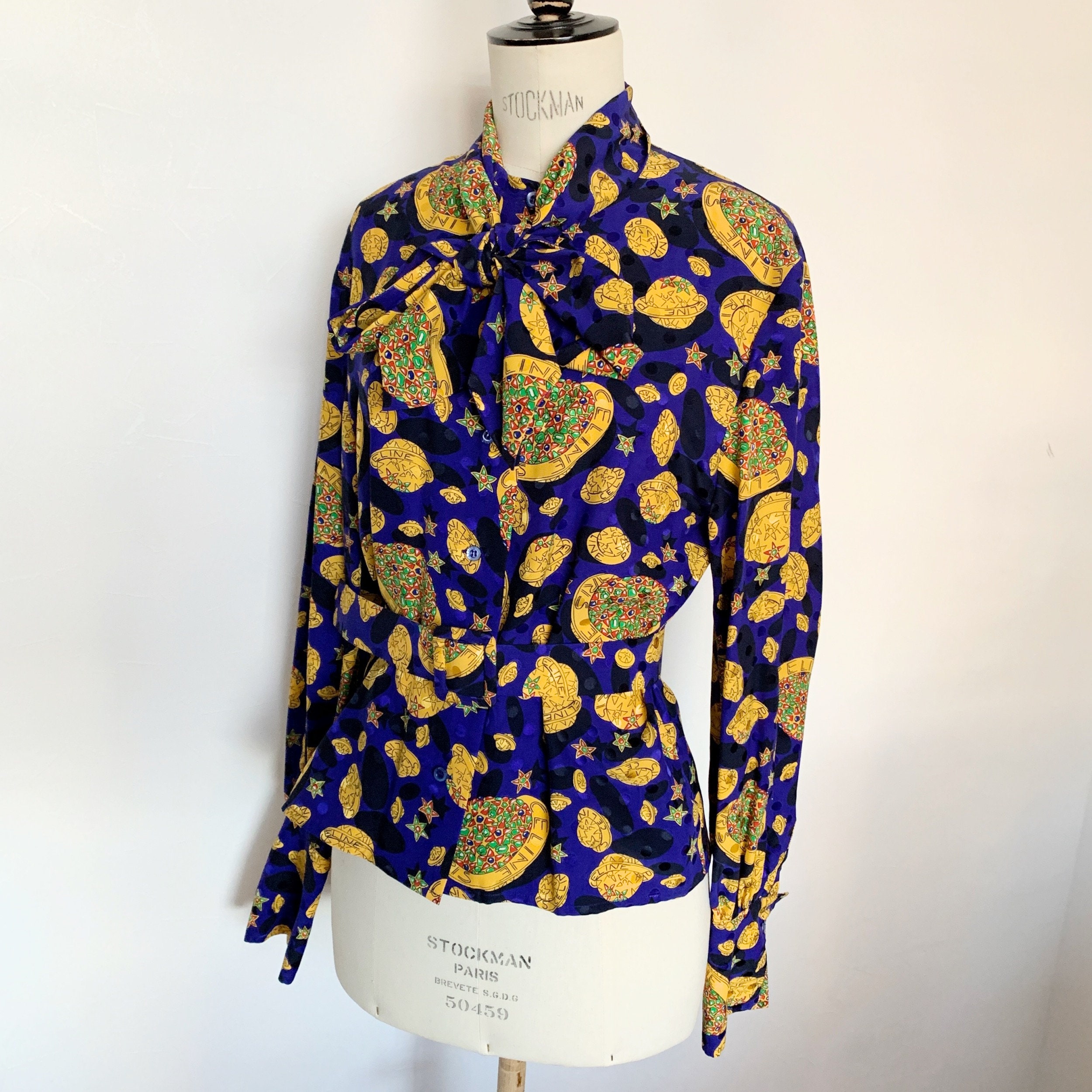 Celine Silk Blouse - Etsy