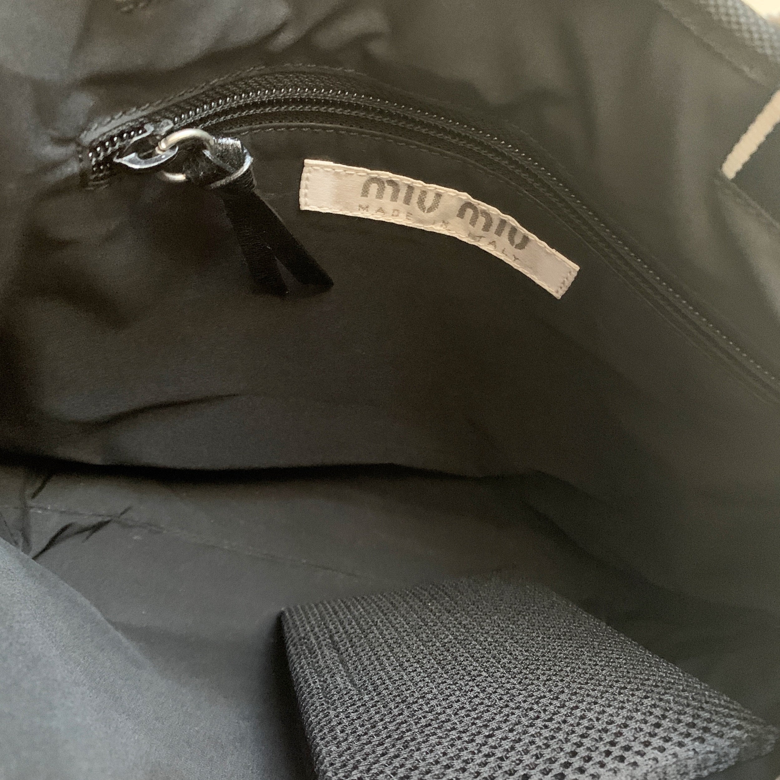 Miu Miu Archive Vintage Black Leather Tote Handbag - Etsy